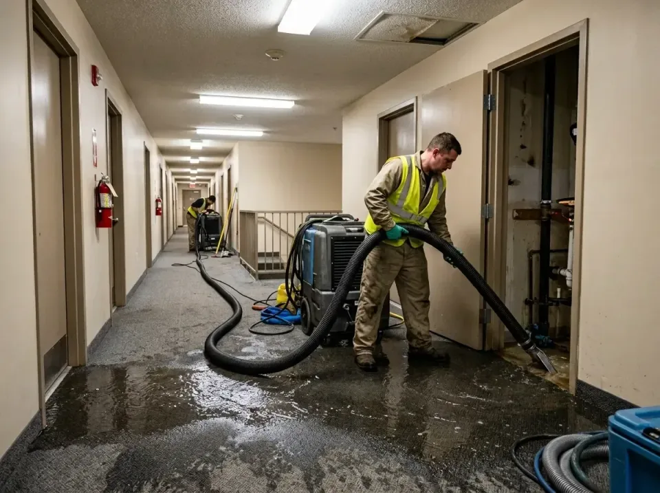 multi-unit-apartment-hallway-f-005 — frequently asked questions, Emergency Burst Pipe Water Extraction & Removal in North Sh…